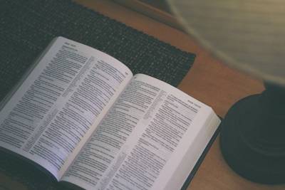 bible on desk